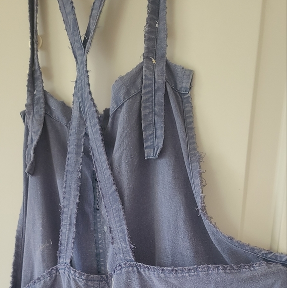 Magnolia Pearl Cosmos overalls blue os rare overall pant pants jumpsuit romper - Picture 16 of 16